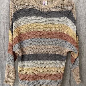 Alya Textured Knit Sweater in Neutral Shades